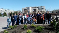 Посадка хвойников и гортензий с Клубом директоров Самарской области на ул. Осипенко